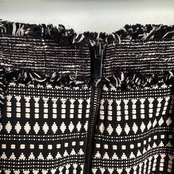 French Connection Jacquard Tweed Skirt - Picture 8 of 9